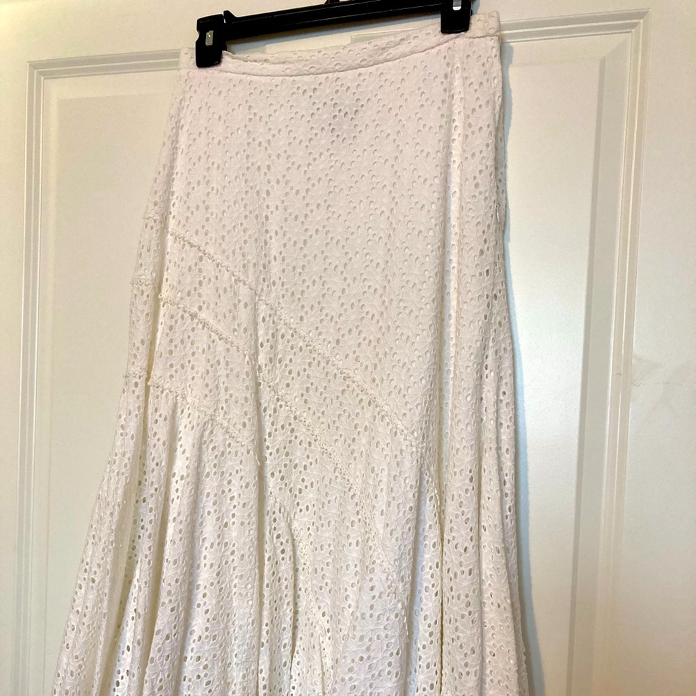 White Eyelet skirt